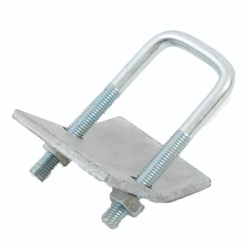 Channel U Bolt Beam Clamp for 41 x 82mm Bright Zinc Plated