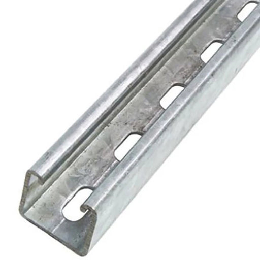 B Channel 41mm X 41mm Slotted Pre Galvanised Steel {6Mtr}