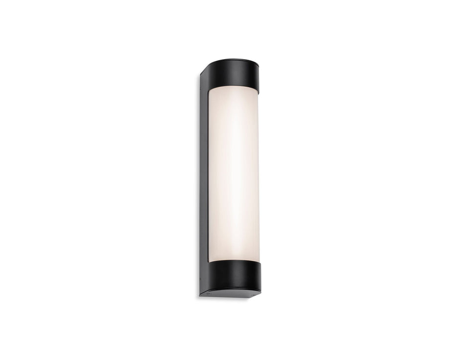 Lima LED Wall Light - 300mm - Black with Opal White Polycarbonate Diffuser