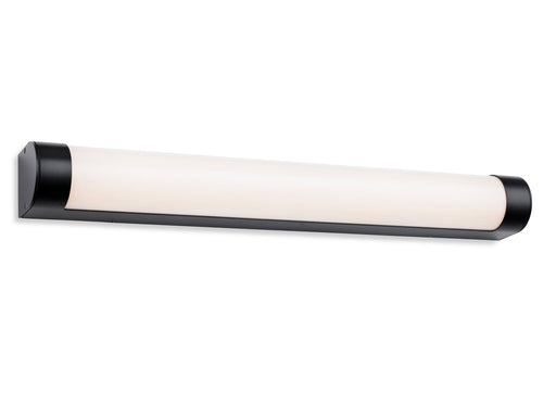 Lima LED Wall Light - 600mm - Black with Opal White Polycarbonate Diffuser