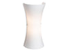 Forum Glass Wall Light - Opal White Glass