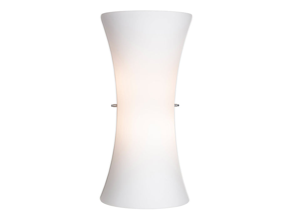 Forum Glass Wall Light - Opal White Glass