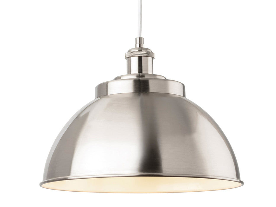 Genoa Pendant - Brushed Steel 