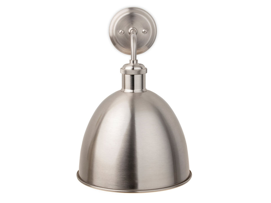 Genoa Wall Light - Brushed Steel