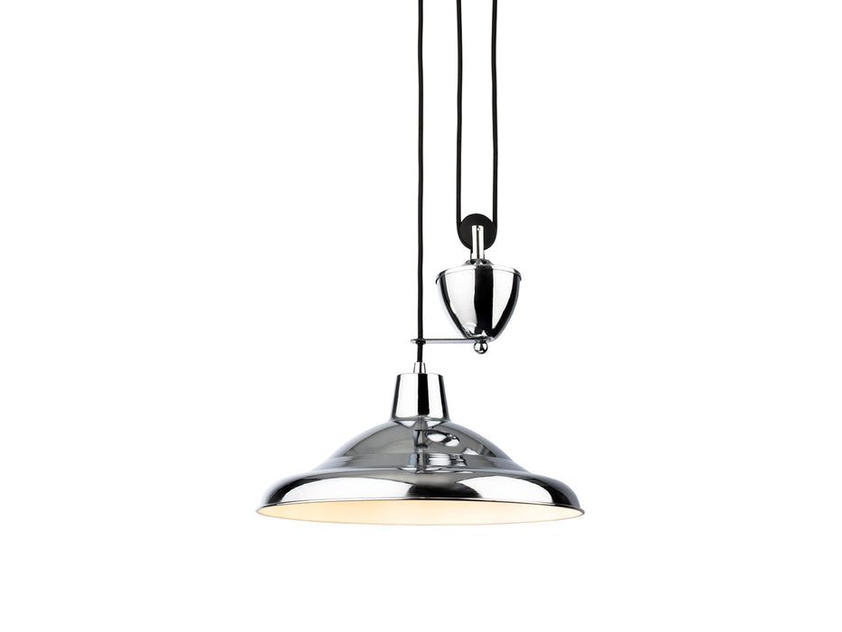 Suffolk Rise & Fall Pendant - Chrome