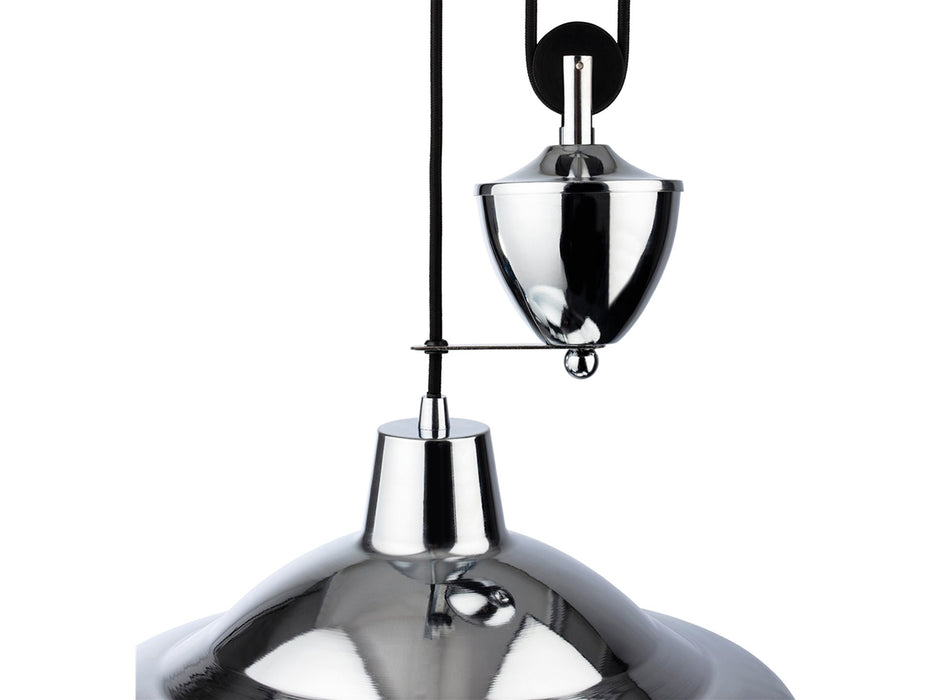 Suffolk Rise & Fall Pendant - Chrome