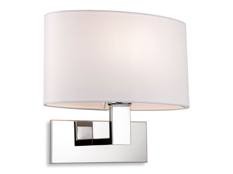 Webster Single Wall - Chrome with Cream Shade