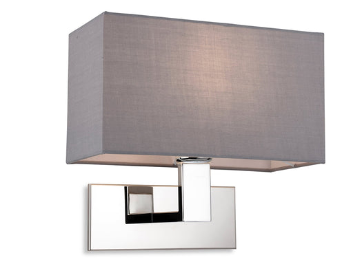 Raffles Single Wall - Chrome with Grey Shade