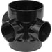 Black Underground Short Boss Pipe Connector 