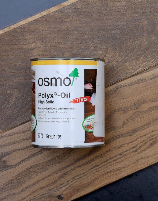 Wood & Laminate Flooring - Finishing Touches  - Polyx Oil Tints 3074 - Graphite - 0.75L