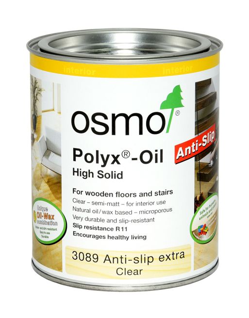 Wood & Laminate Flooring - Finishing Touches - Polyx Oil Semi-Matt Anti Slip Extra R11 - 0.75L