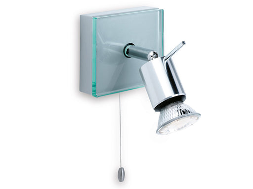 Aqua Single Spot - Aluminium with Clear Glass