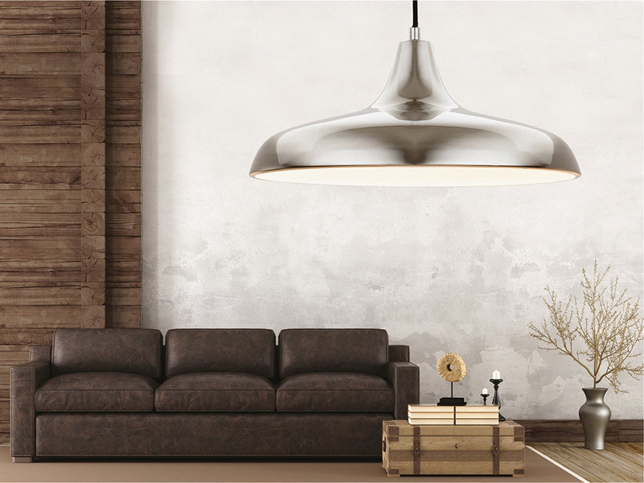 Curtis Pendant - Brushed Steel