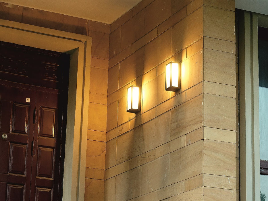 Warwick Wall Light - Silver with Opal Diffuser