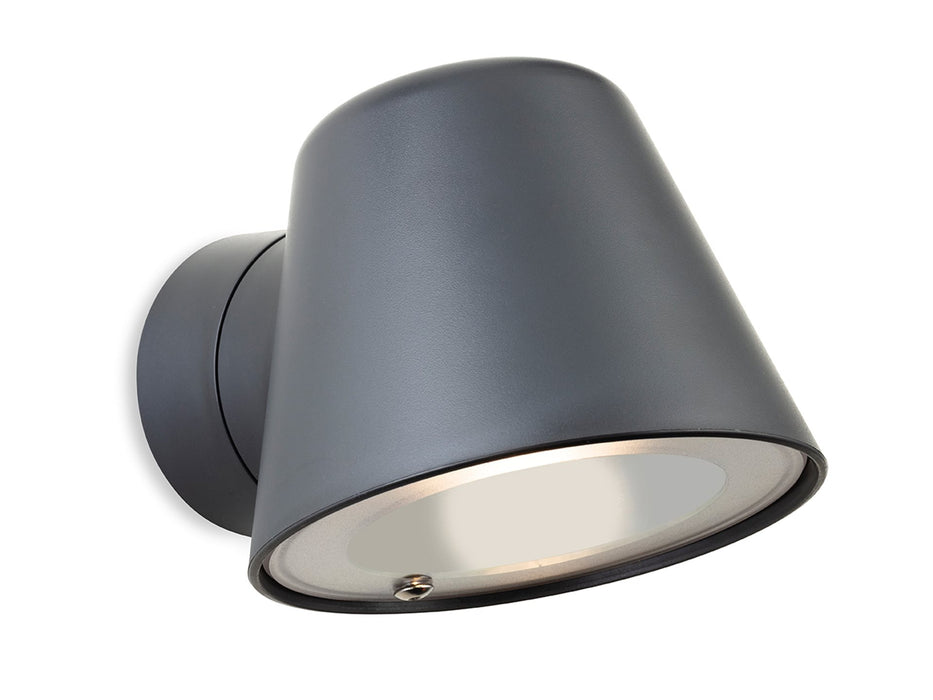 Cliff Resin Wall Light - Graphite