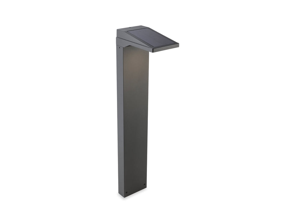 Cyrus LED Solar Post Light with PIR - Graphite