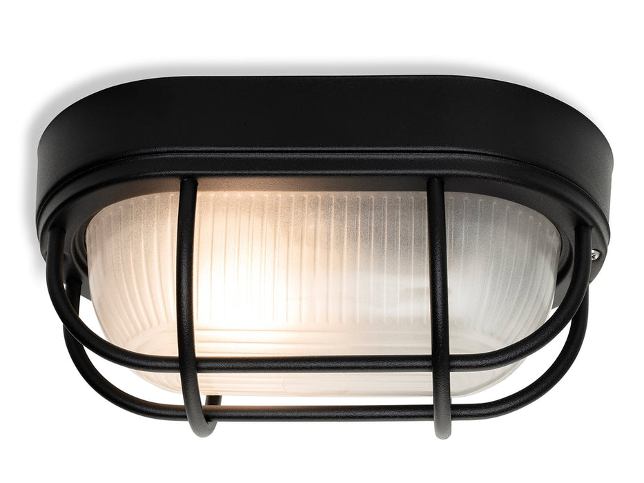 Lugo Bulkhead - Black with Frosted Glass