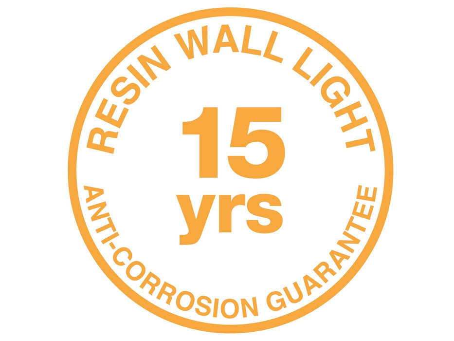 Park Resin Wall Light - Black Polycarbonate