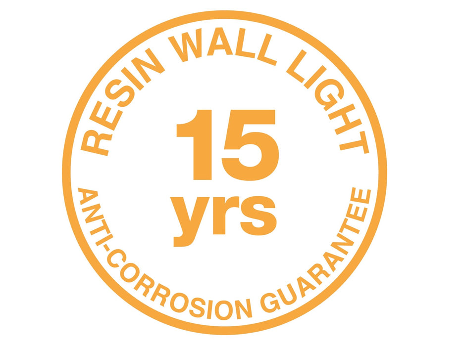 Enzo LED Resin Wall & Step Light - Square - Graphite