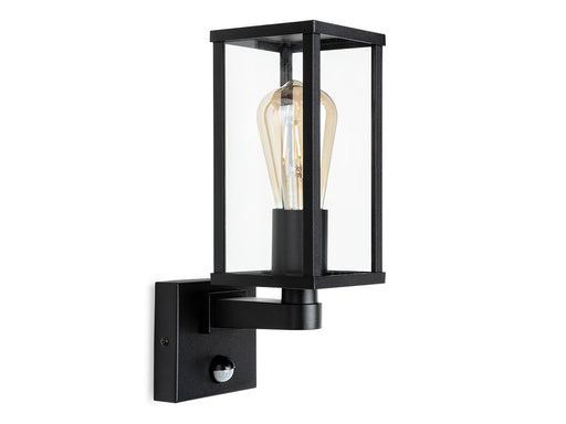 Dakota Wall Light with PIR - Black