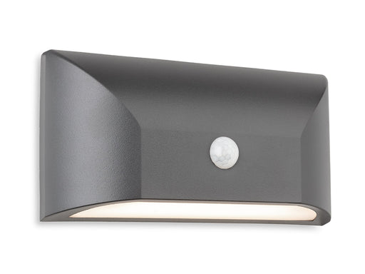 Mission LED Resin Wall Light with PIR - Graphite