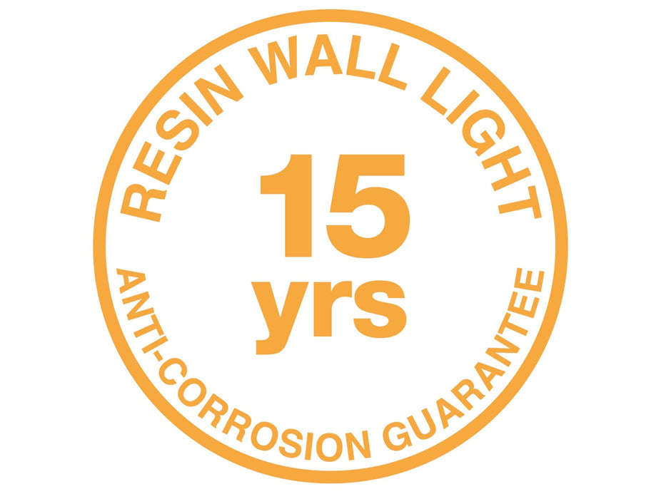 Mission LED Resin Wall Light - Graphite