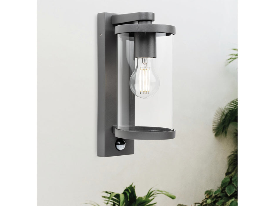 Harley Wall Light with PIR - Graphite