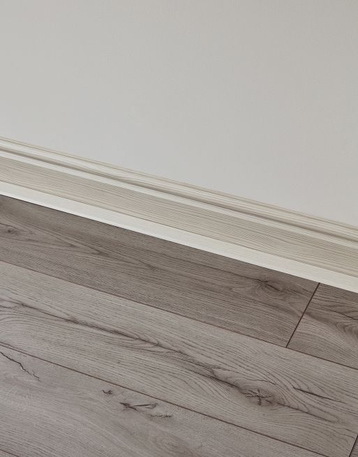 Wood & Laminate Flooring - Light Grey End Profile