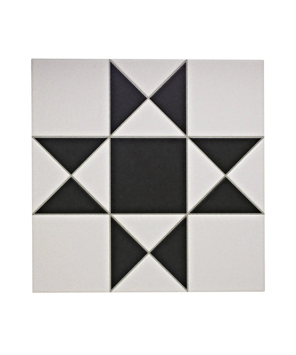 Grosvenor™ Black/White Tile