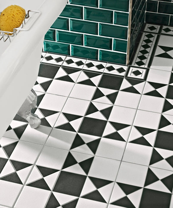 Grosvenor™ Black/White Tile