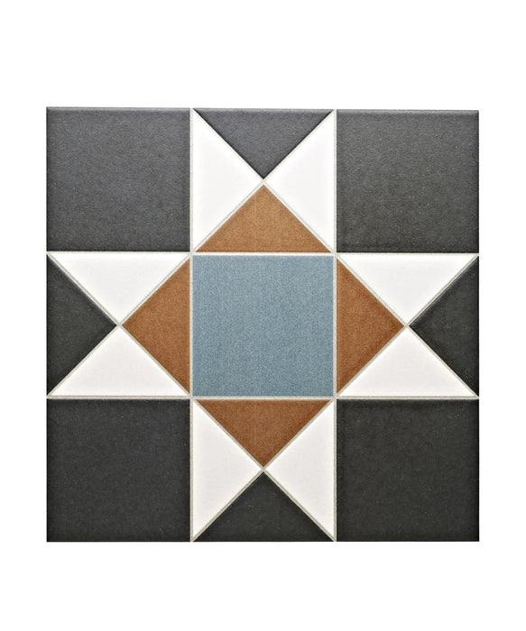 Grosvenor™ Black/Blue Tile