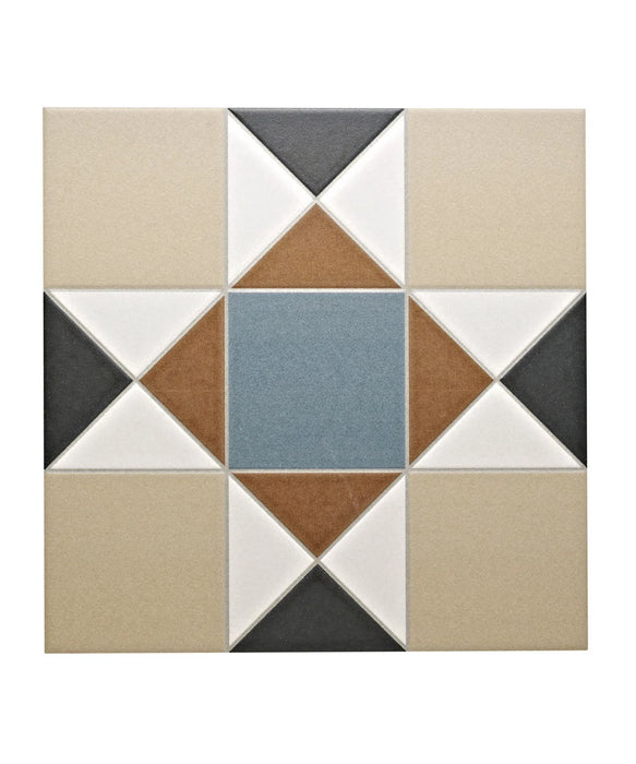 Grosvenor™ Beige/Blue Tile