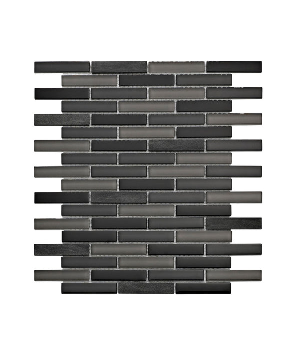 Lynx Black Mix Mosaic Tile