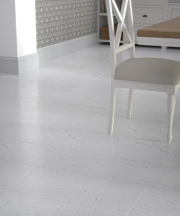 Carrara Polished Marble Tile (30.5 x 61cm)