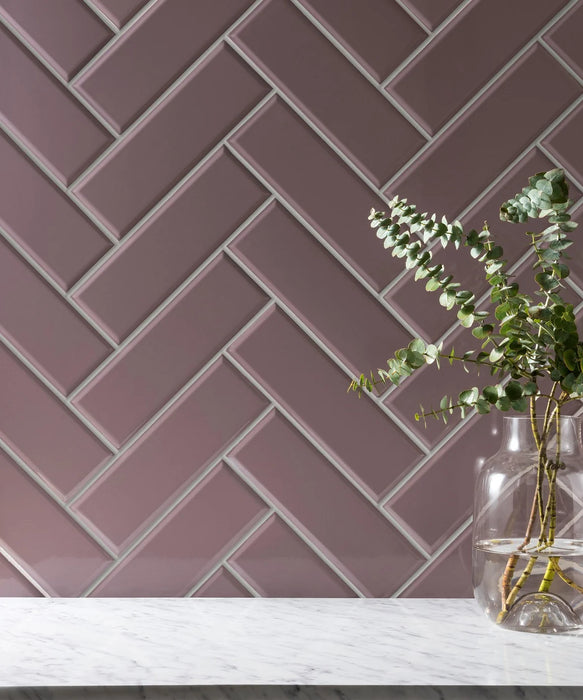 Diamante Pastel Lavender Tile