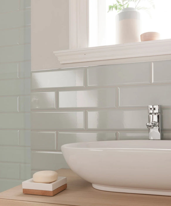 Diamante Pastel Mint Tile