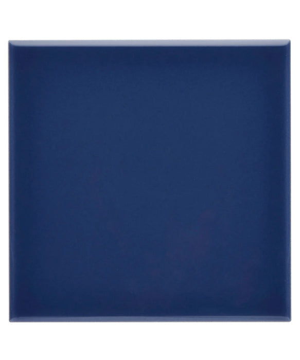 Minton Hollins Roker Scuba Blue Plain Tile