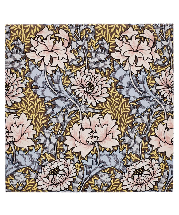 Minton Hollins Chrysanthemum Decorative Field Tile