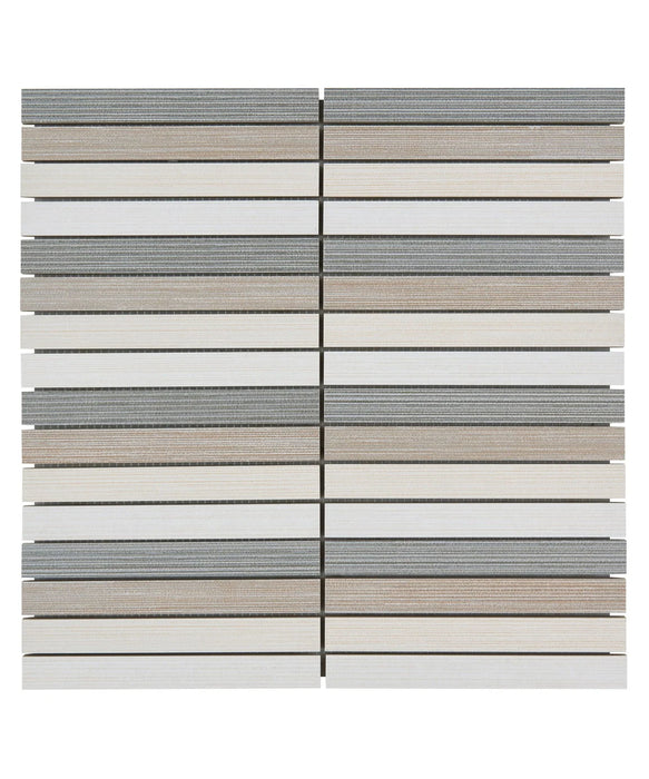 Mokara™ Linear Mix Mosaic Tile