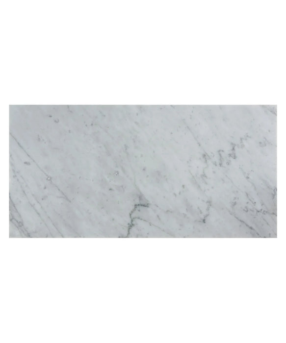 Carrara Honed Marble Tile (30.5cm x 61cm)