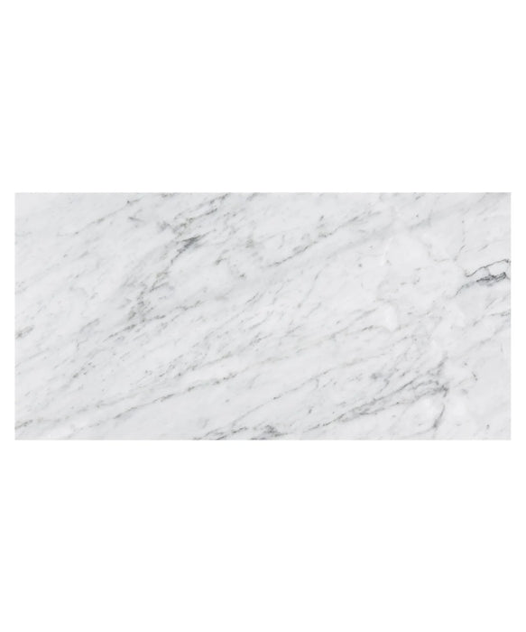 Carrara Honed Marble Tile (30.5cm x 61cm)