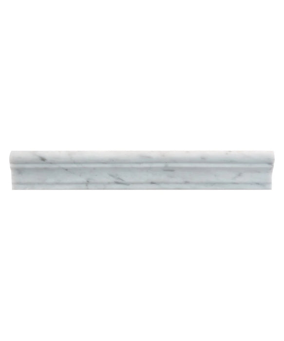 Carrara Profile Trim Honed Marble Capping