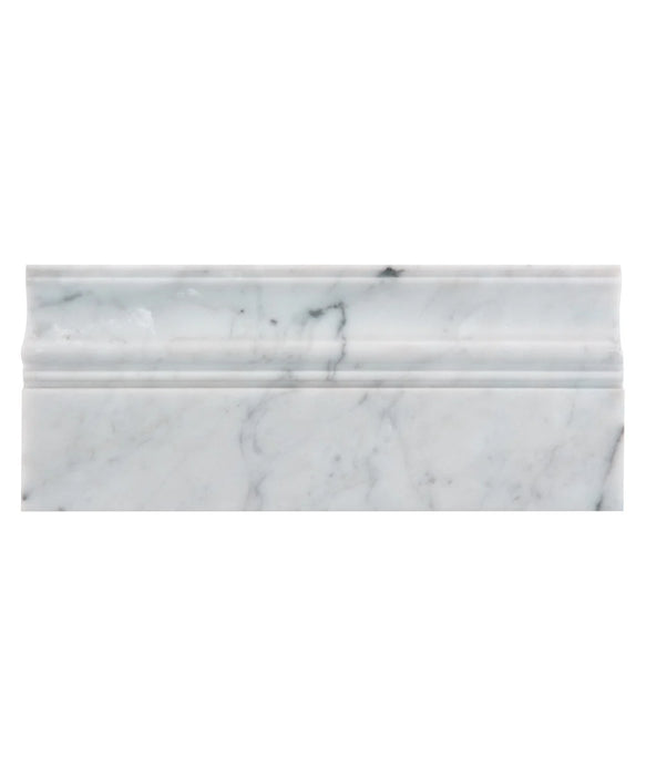 Carrara Skirting Honed Marble Tile