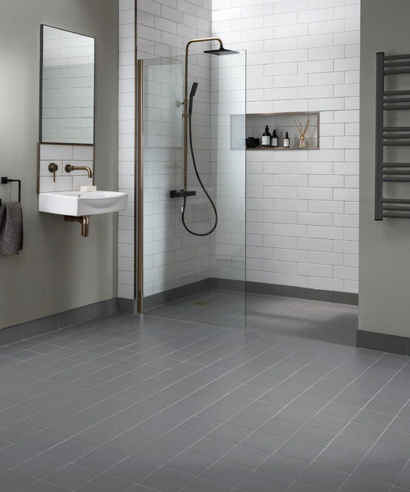 Victorian Flooring™ Plain Grey Tile