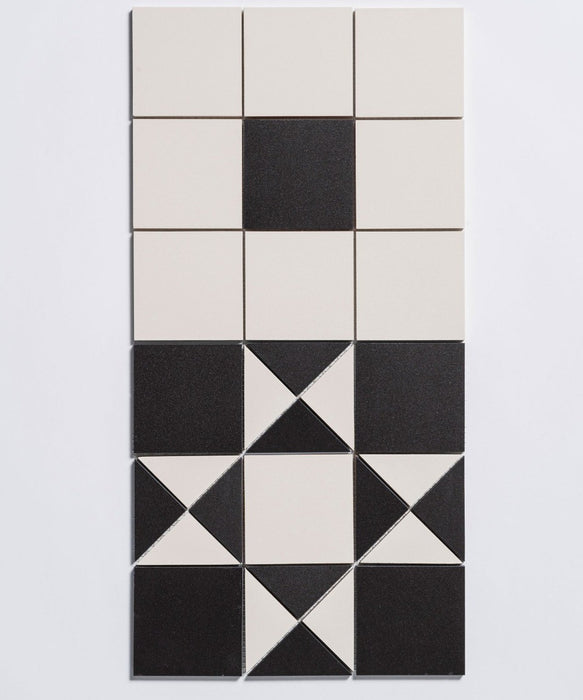 Victorian Flooring™ Osterley Black/White Tile