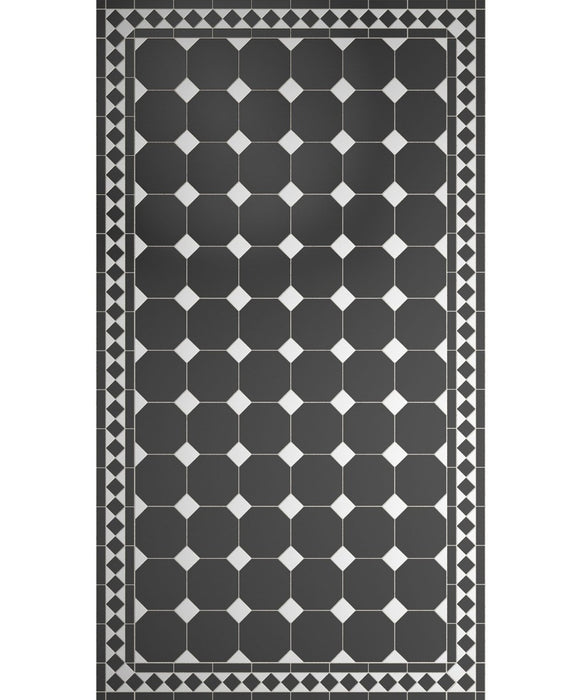 Victorian Flooring™ Newbury Black Tile