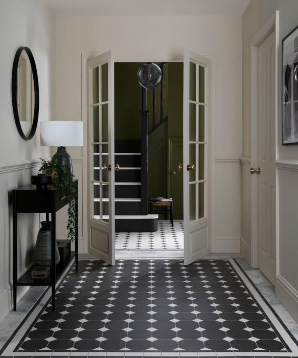 Victorian Flooring™ Newbury Black Tile