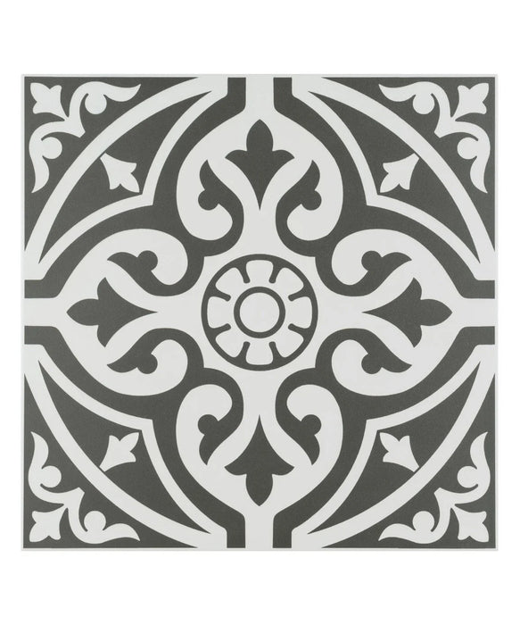 Victoria Black Tile (33cm x 33cm)