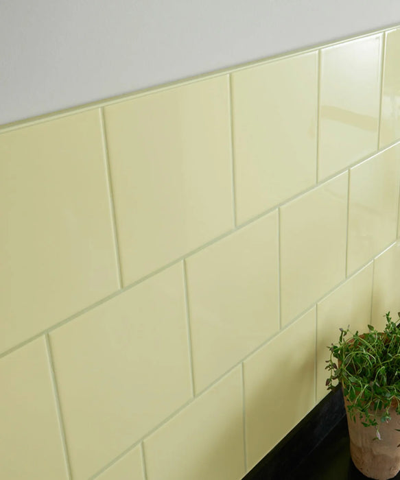 Matrix® Primrose Yellow Gloss Tile (14.8cm x 14.8cm)