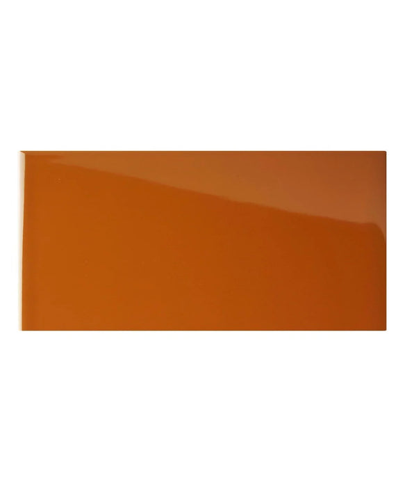 Matrix® Orange Gloss Tile (9.8cm x 19.8cm)